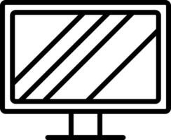 Bildschirm-Vektor-Icon-Design vektor