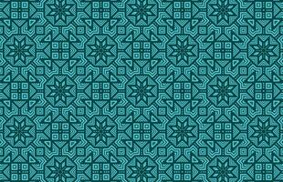 Blau Grunge geometrisch Fliese Muster vektor