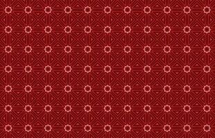 nahtlos rot und Weiß Stoff Muster vektor