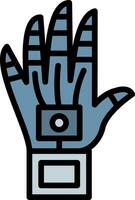 Handschuh-Vektor-Icon-Design vektor
