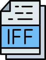 iff Datei Format Vektor Symbol Design