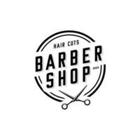 Barbershop logotyp vektor, sax vektor