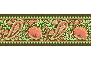 Blumen- Muster nahtlos. Hintergrund nahtlos Muster geometrisch ethnisch Muster Design zum Hintergrund, Teppich, Hintergrund, Kleidung, Verpackung, Batik, Stoff, Drucken Textil- Illustration. vektor