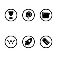 Satz von Vector SEO Search Engine Optimization Icons