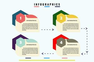 infographic element vektor design mall, företag begrepp med steg, kan vara Begagnade för arbetsflöde layout, diagram, årlig Rapportera, webb design. redo till använda sig av mall.