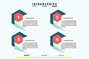 Infografik Elemente Vektor Design Vorlage, Geschäft Konzept mit Schritte, können Sein benutzt zum Arbeitsablauf Layout, Diagramm, jährlich Bericht, Netz Design. bereit zu verwenden Vorlage.