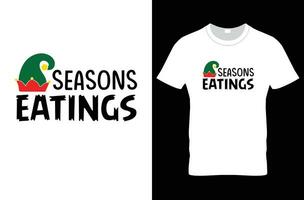 Weihnachten T-Shirts Design vektor