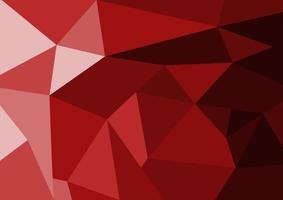 abstrakter Hintergrund. niedriges Polygon rot. Vektor-Illustrator vektor