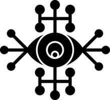 Cyber Auge Vektor Symbol Design