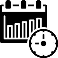 solide Symbol zum finanziell mal vektor