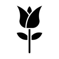 Tulpe Vektor Glyphe Symbol zum persönlich und kommerziell verwenden.