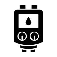 vatten värmare vektor glyf ikon för personlig och kommersiell använda sig av.