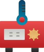 Thermometer-Vektor-Icon-Design vektor