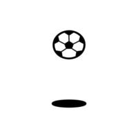 Fußball Symbol auf ein Weiß Hintergrund vektor