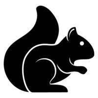 Eichhörnchen oder Chipmunk Symbol vektor