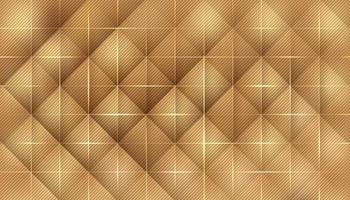 abstrakter 3d goldener Rastermosaikhintergrund, modernes geometrisches quadratisches Luxusmuster. hochwertig und elegant. kreative Designvorlagen. Vektor-Illustration. vektor