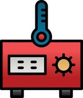 Thermometer-Vektor-Icon-Design vektor