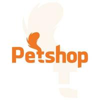 Hem husdjur logotyp hund katt design vektor mall linjär stil. djur veterinär klinik logotyp begrepp översikt ikon.