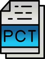 pct Datei Format Vektor Symbol Design