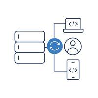 Konflikt Auflösung Strategien Vektor Symbol. Lösung Daten Konflikte. Daten Konflikt Management. Handhabung Daten Konflikte. Konflikt Auflösung Techniken. editierbar Schlaganfall.