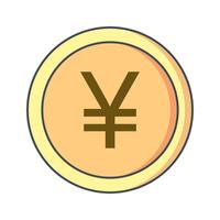 Yen-Vektor-Symbol vektor