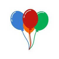 ballong illustration vektor element , ballong födelsedag , firande , dekoration element och årsdag