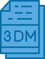 3dm Datei Erweiterung Vektor Symbol Design