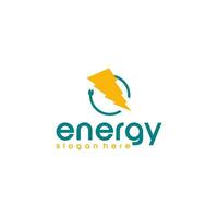 energi logotyp fri vektor element