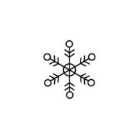 Schneeflocke Symbol kostenlos Vektor