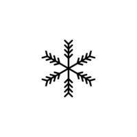 Schneeflocke Symbol kostenlos Vektor