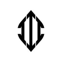 logotyp jag kurva romb utökad monogram 3 brev alfabet font logotyp logotyp broderi vektor