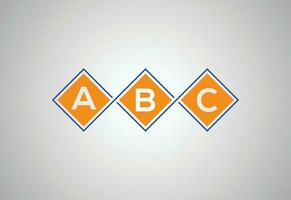 kreativ Initiale ABC Brief Logo Design, Vektor Design Vorlage