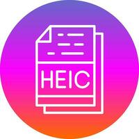 heic vektor ikon design