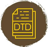 dtd Datei Format Vektor Symbol Design