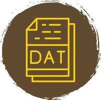 dat Datei Format Vektor Symbol Design