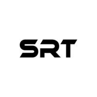 srt brev logotyp design, inspiration för en unik identitet. modern elegans och kreativ design. vattenmärke din Framgång med de slående detta logotyp. vektor