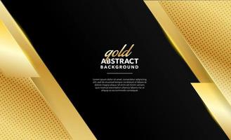 guld modern abstrakt bakgrundsdesign vektor