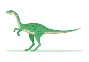 elaphrosaurus dinosaurie tecknad serie karaktär vektor illustration