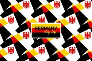 Deutsche Unabhängigkeit Tag Deutsche Einheit Tag Deutsche Republik Tag Etikett der deutsche Einheit. deutschland Sprache Banner Design Deutsche Unabhängigkeit Tag Deutschland Einheit Tage vektor