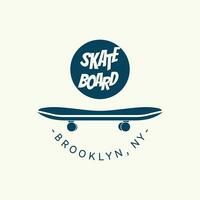 Vektor Skateboard Logo Vorlage