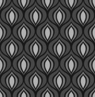 svart vektor sömlös bakgrund med grå abstrakt konst deco siffror