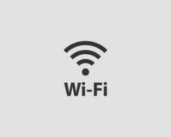 kostenloses wi-fi-symbol. Verbindungszone WLAN-Vektorsymbol. Radiowellen signalisieren. vektor