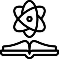 Atomliniensymbol vektor