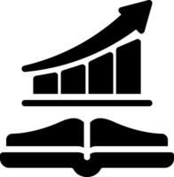 Symbol für Wachstum-Glyphe vektor