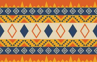 etnisk abstrakt ikat konst. aztec prydnad skriva ut. geometrisk etnisk mönster sömlös Färg orientalisk. design för bakgrund ,ridå, matta, tapet, Kläder, omslag, batik, vektor illustration.