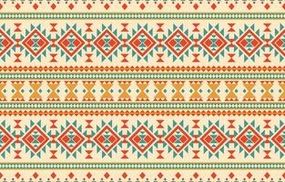 etnisk abstrakt ikat konst. aztec prydnad skriva ut. geometrisk etnisk mönster sömlös Färg orientalisk. design för bakgrund ,ridå, matta, tapet, Kläder, omslag, batik, vektor illustration.