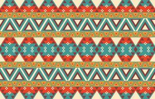 ethnisch abstrakt Ikat Kunst. aztekisch Ornament drucken. geometrisch ethnisch Muster nahtlos Farbe orientalisch. Design zum Hintergrund ,Vorhang, Teppich, Hintergrund, Kleidung, Verpackung, Batik, Vektor Illustration.