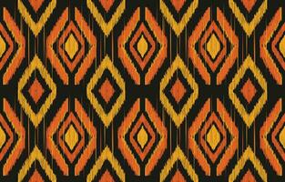 ethnisch abstrakt Ikat Kunst. aztekisch Ornament drucken. geometrisch ethnisch Muster nahtlos Farbe orientalisch. Design zum Hintergrund ,Vorhang, Teppich, Hintergrund, Kleidung, Verpackung, Batik, Vektor Illustration.