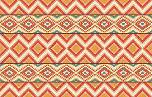 ethnisch abstrakt Ikat Kunst. aztekisch Ornament drucken. geometrisch ethnisch Muster nahtlos Farbe orientalisch. Design zum Hintergrund ,Vorhang, Teppich, Hintergrund, Kleidung, Verpackung, Batik, Vektor Illustration.