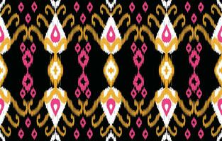 ethnisch abstrakt Ikat Kunst. aztekisch Ornament drucken. geometrisch ethnisch Muster nahtlos Farbe orientalisch. Design zum Hintergrund ,Vorhang, Teppich, Hintergrund, Kleidung, Verpackung, Batik, Vektor Illustration.